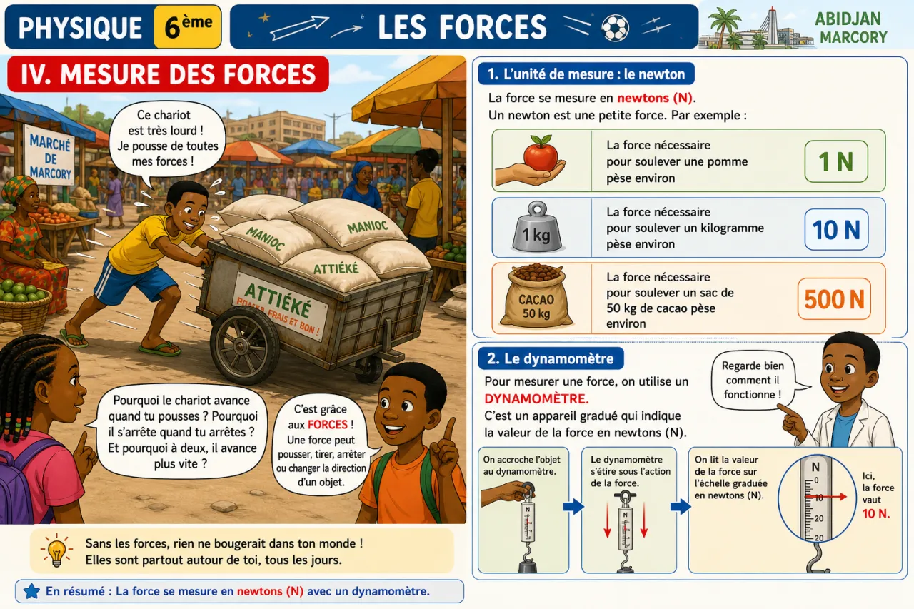 Les forces — illustration