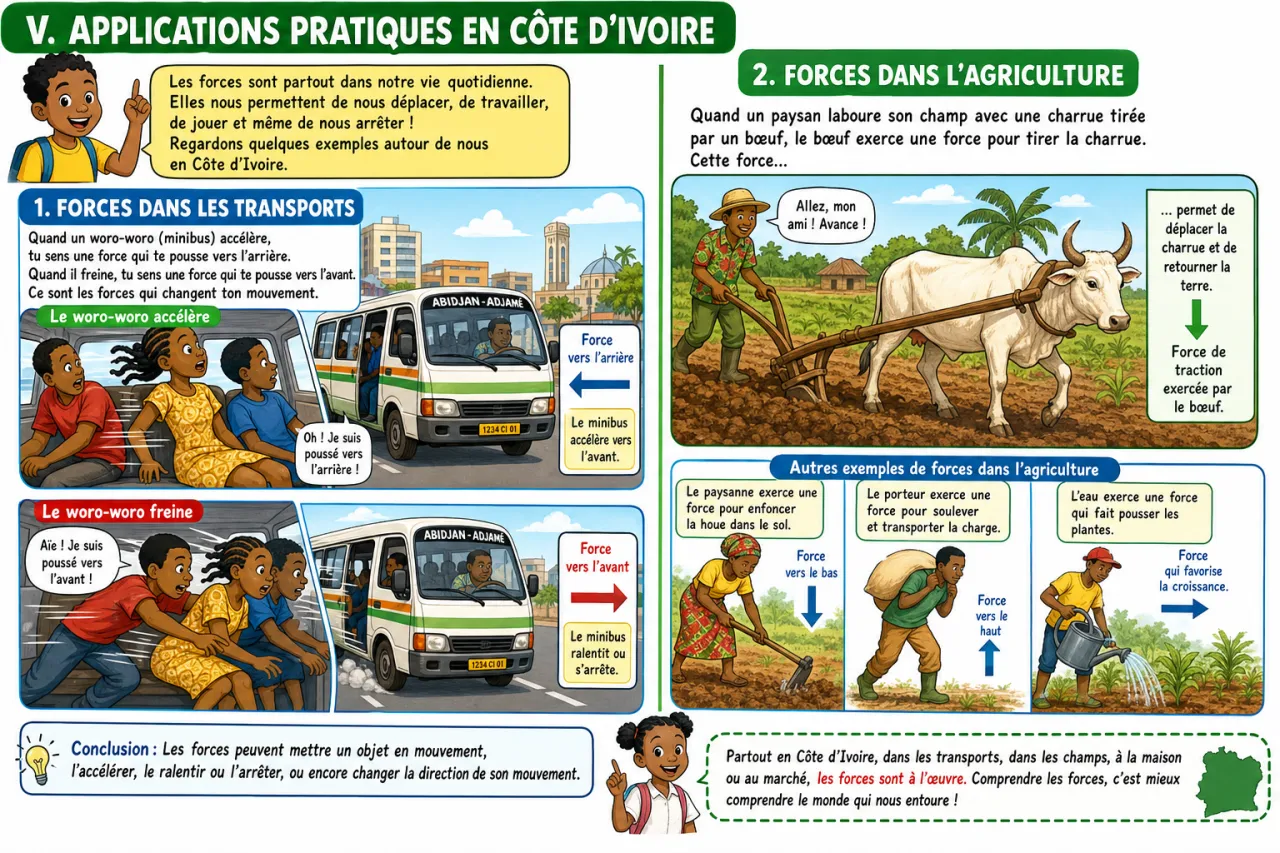 Les forces — illustration