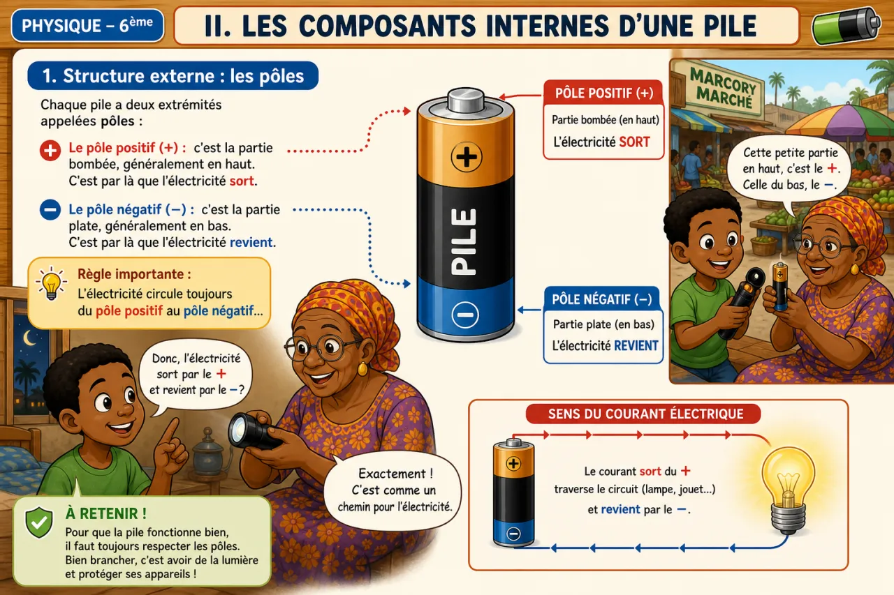 La pile électrique — illustration