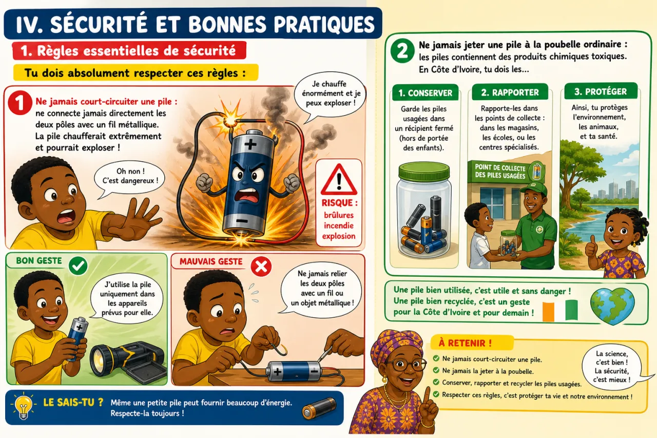 La pile électrique — illustration