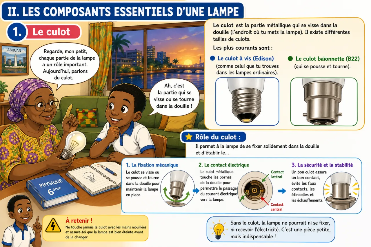 La lampe électrique — illustration