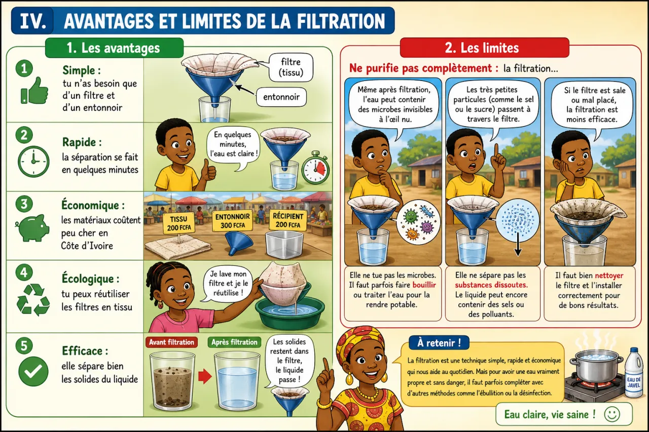 La filtration — illustration