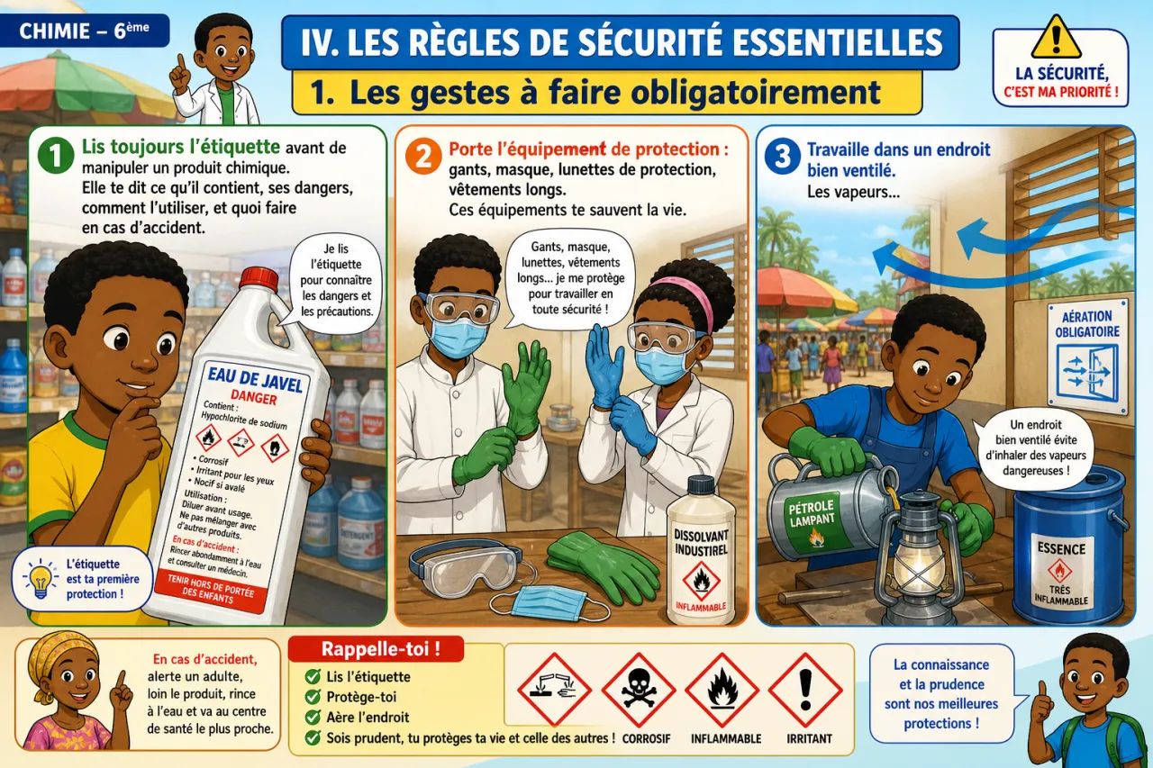Les dangers de certaines substances — illustration