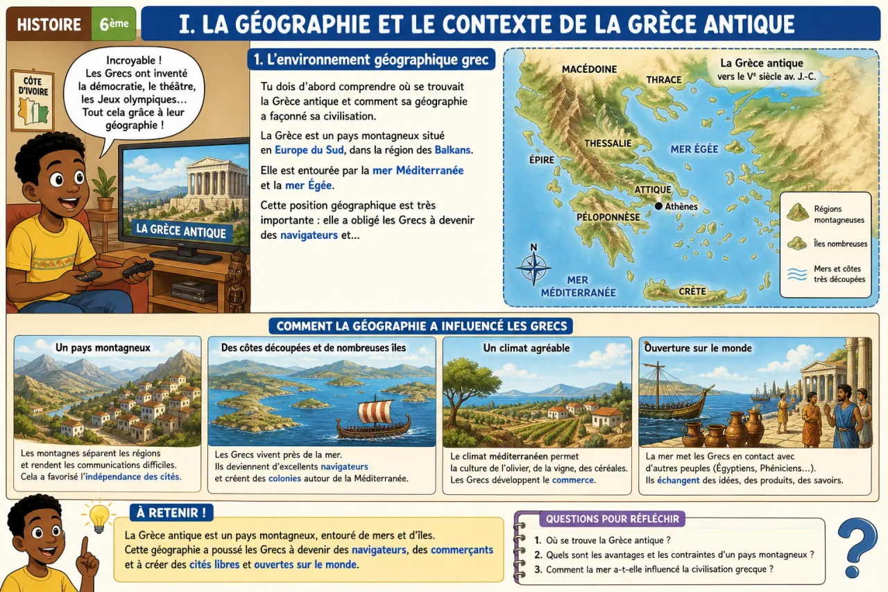 La Grèce antique — illustration