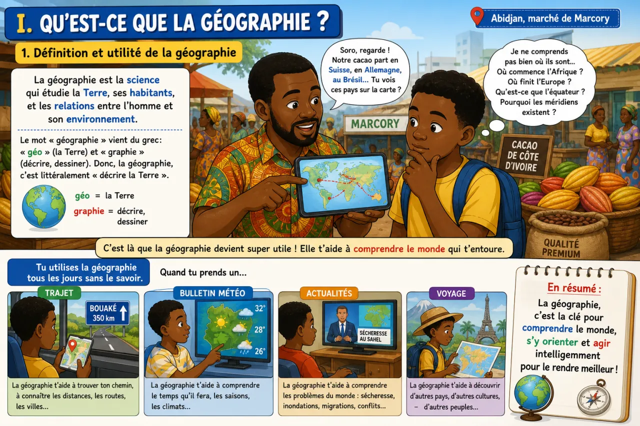 Introduction à la géographie — illustration