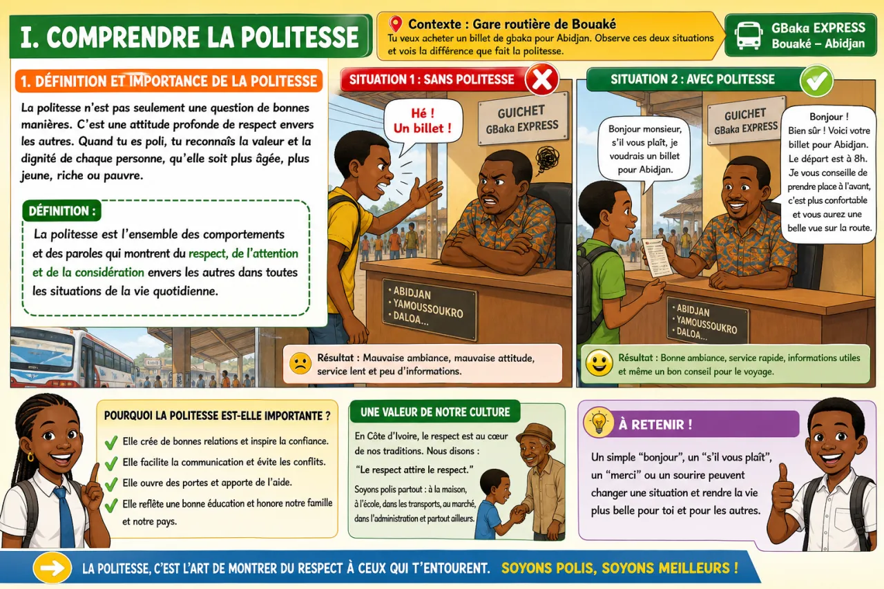 La politesse — illustration