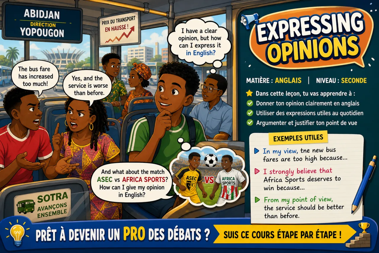 Expressing opinions