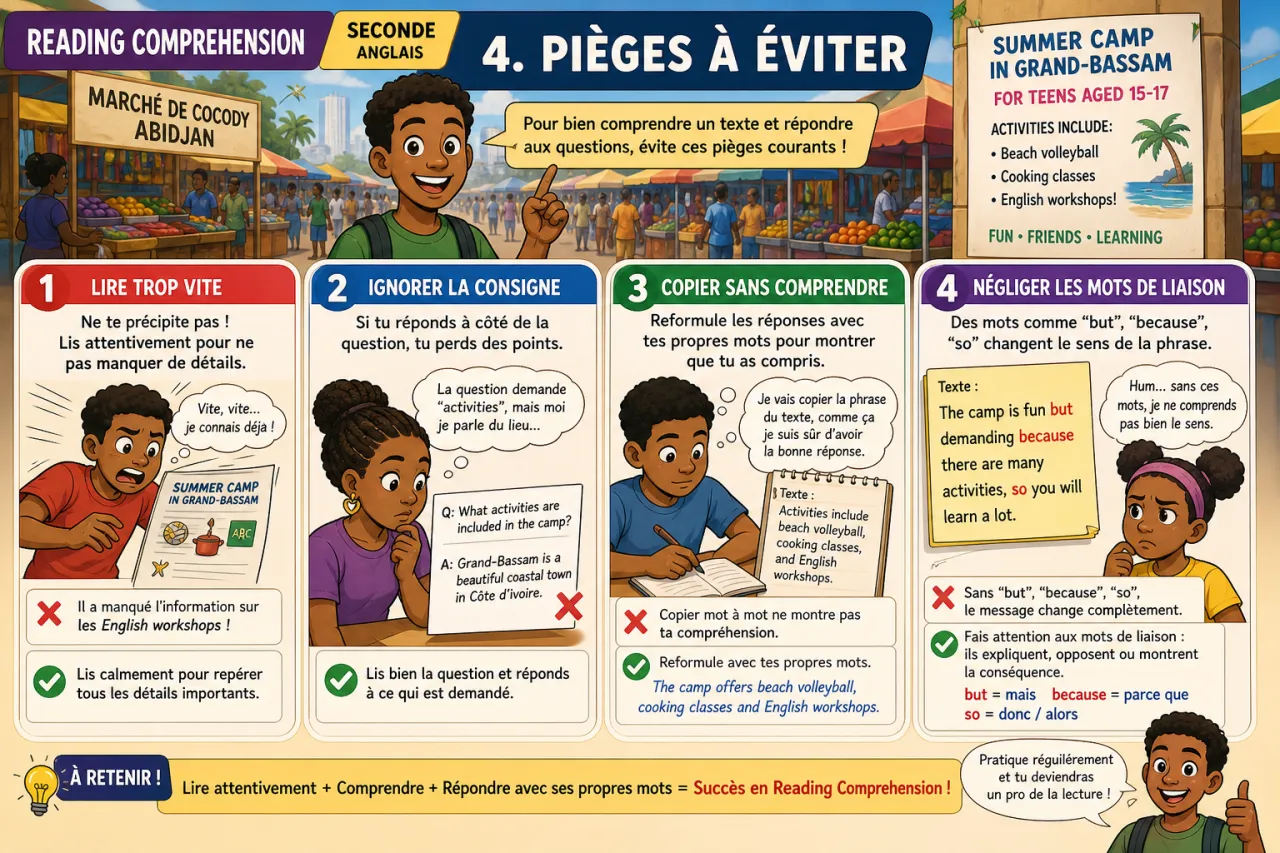 Reading comprehension — illustration