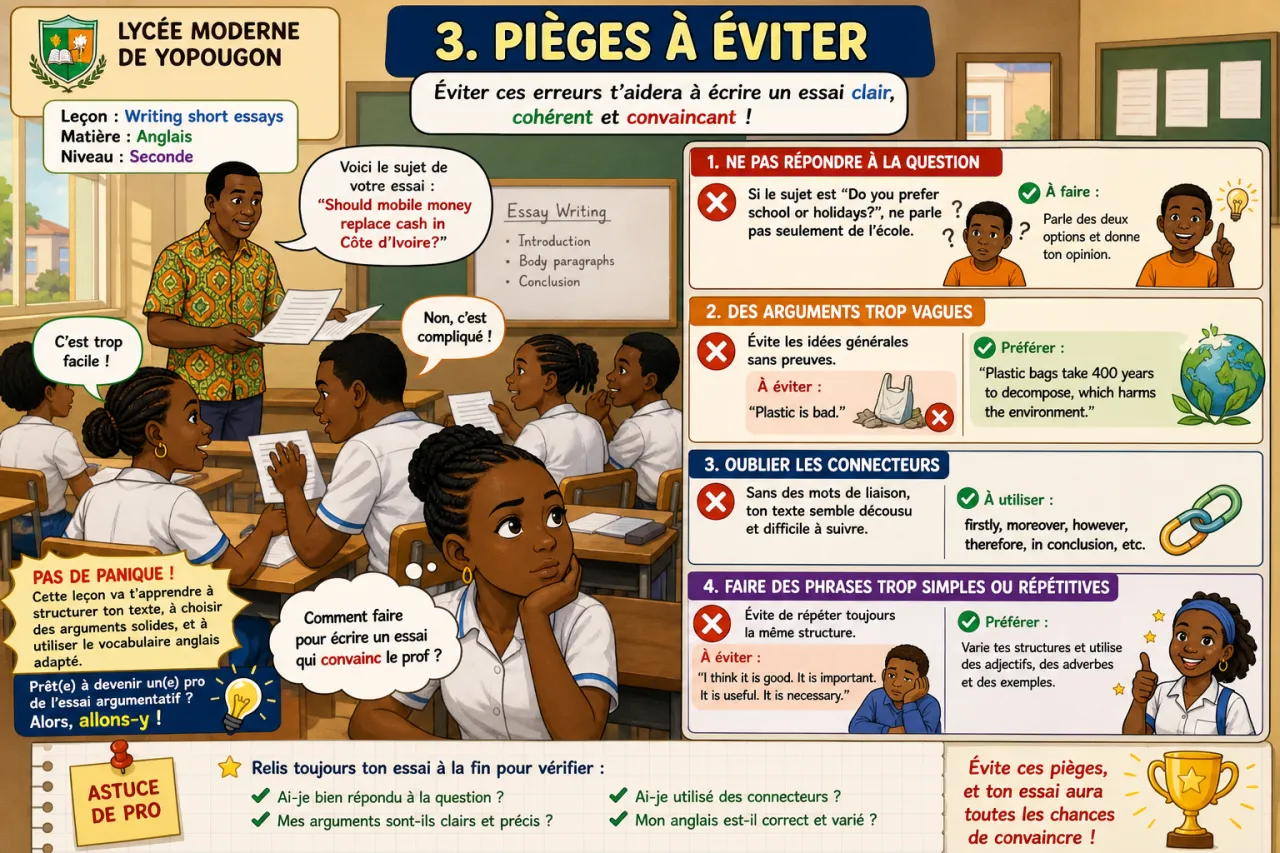 Writing short essays — illustration