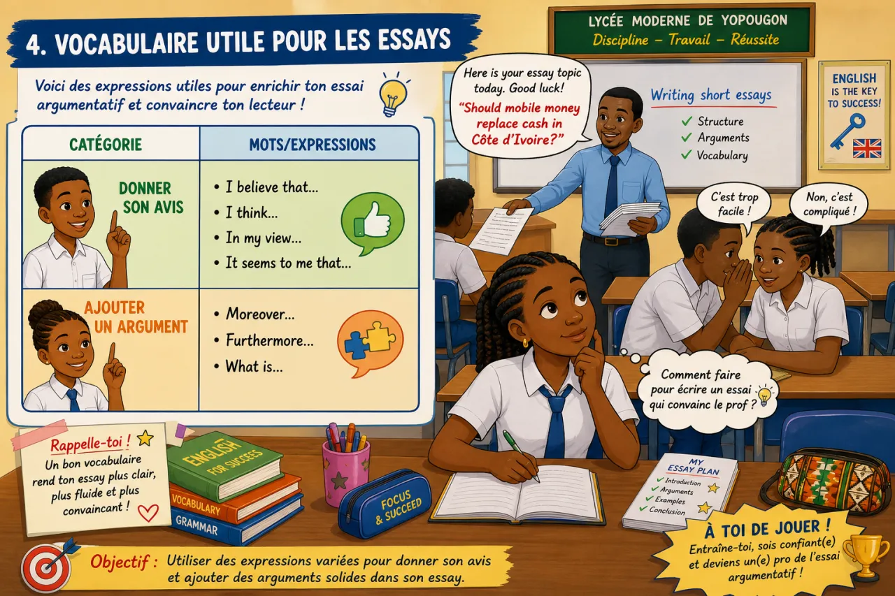 Writing short essays — illustration