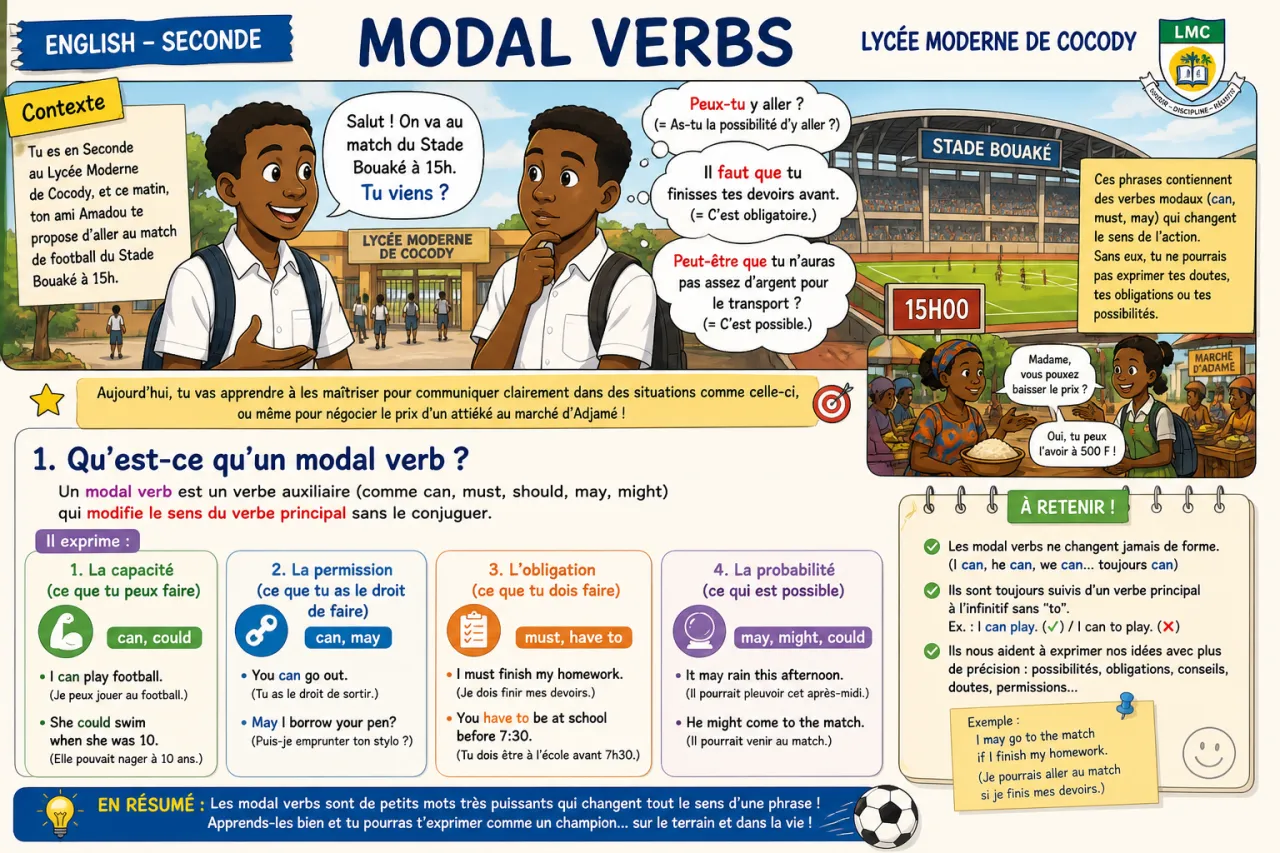 Modal verbs — illustration