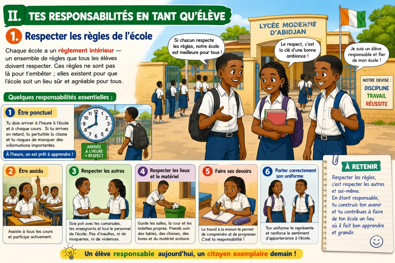 L’école — illustration
