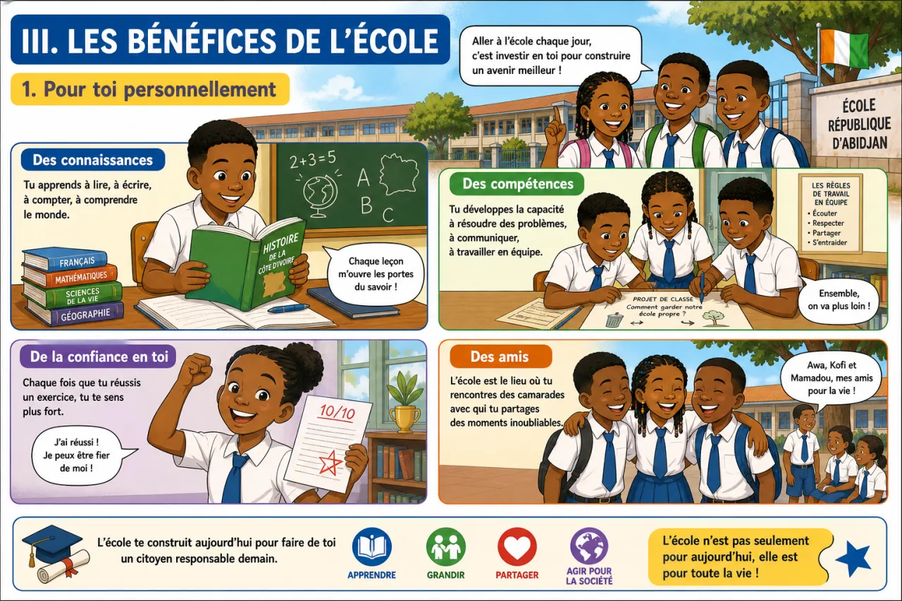 L’école — illustration