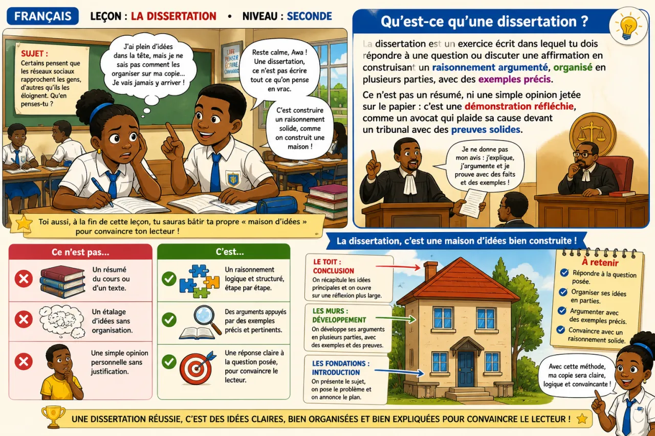 La dissertation — illustration