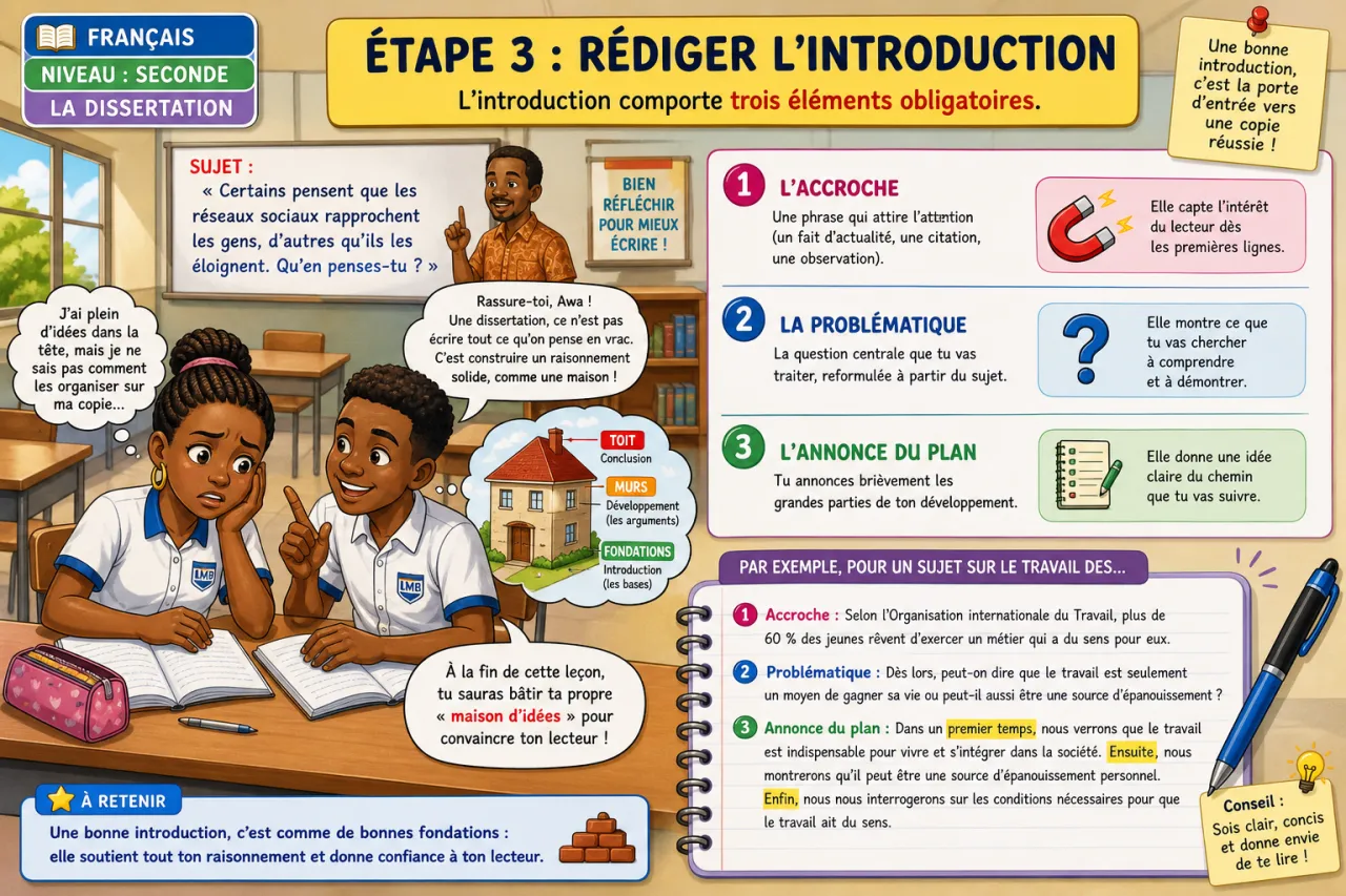 La dissertation — illustration