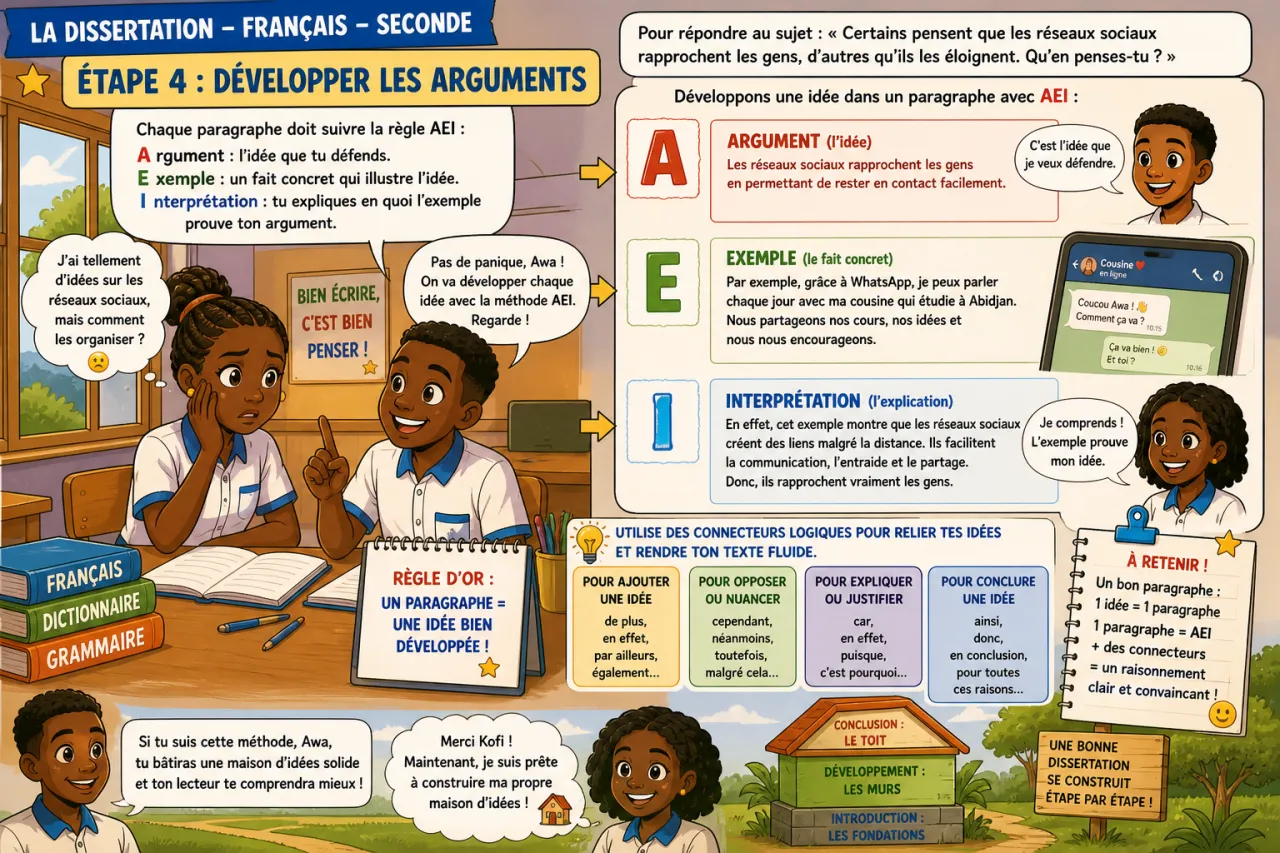 La dissertation — illustration