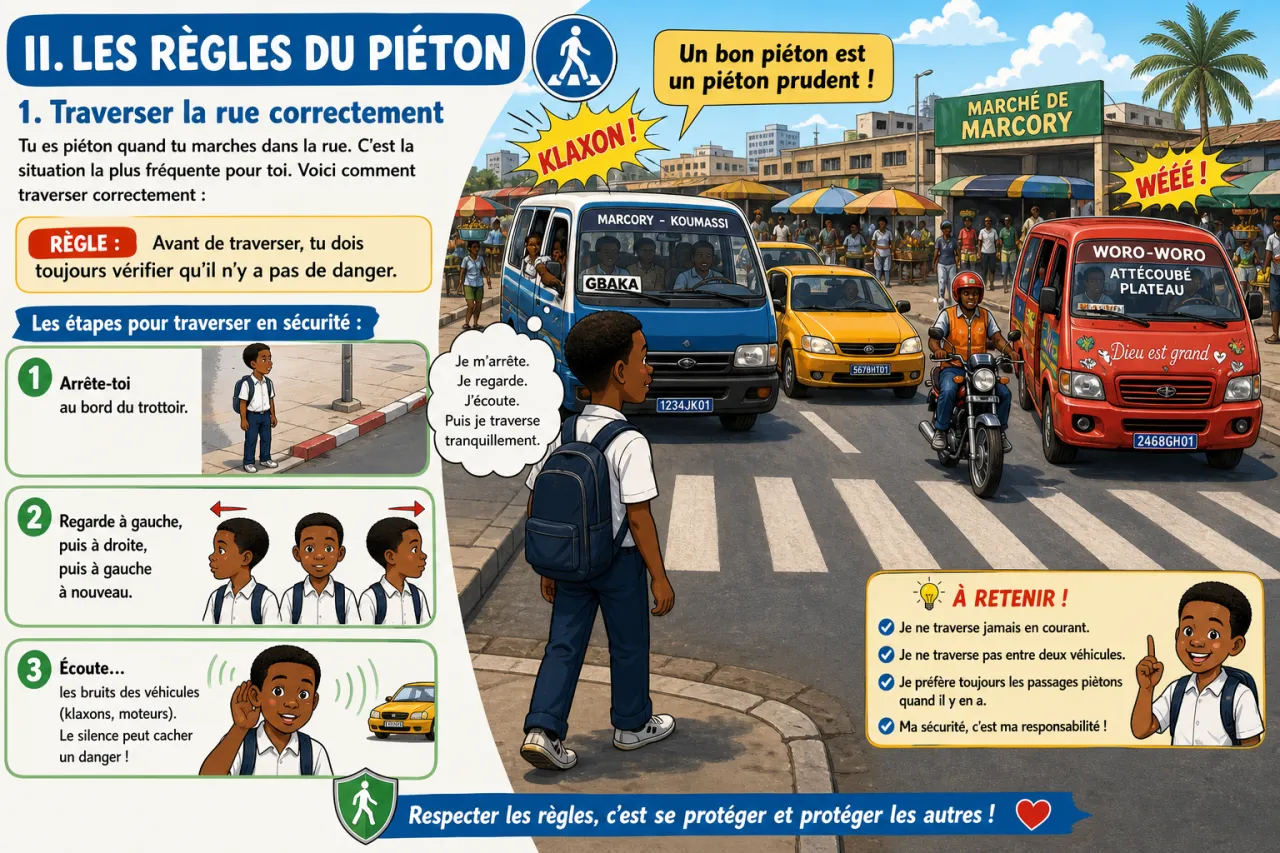 La sécurité routière — illustration