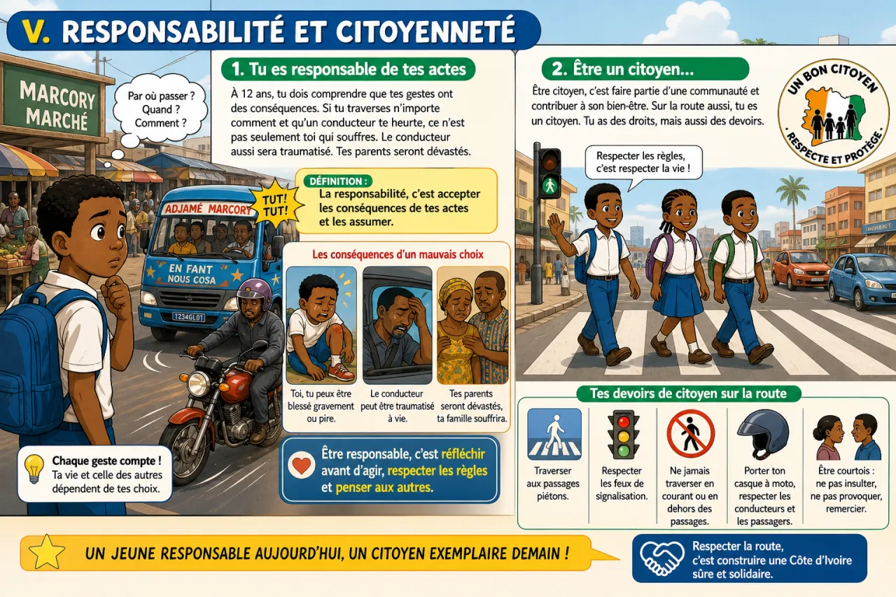 La sécurité routière — illustration