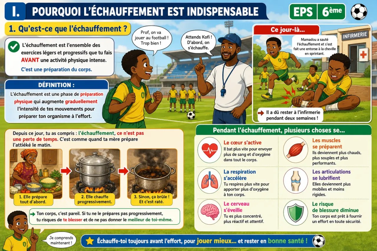 Échauffement — illustration