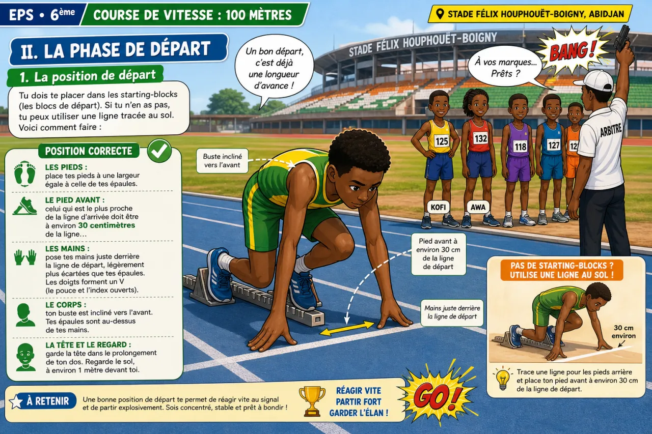 Course de vitesse — illustration