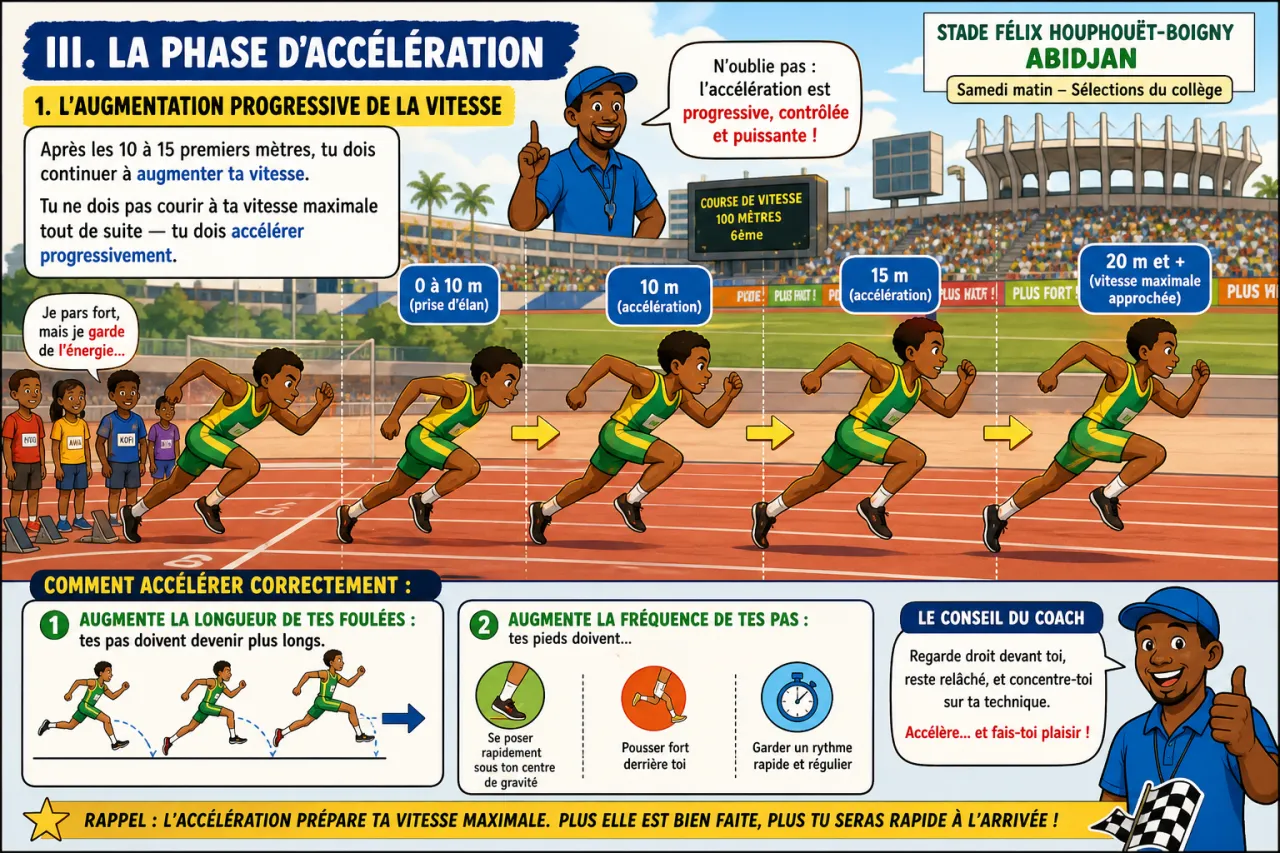 Course de vitesse — illustration