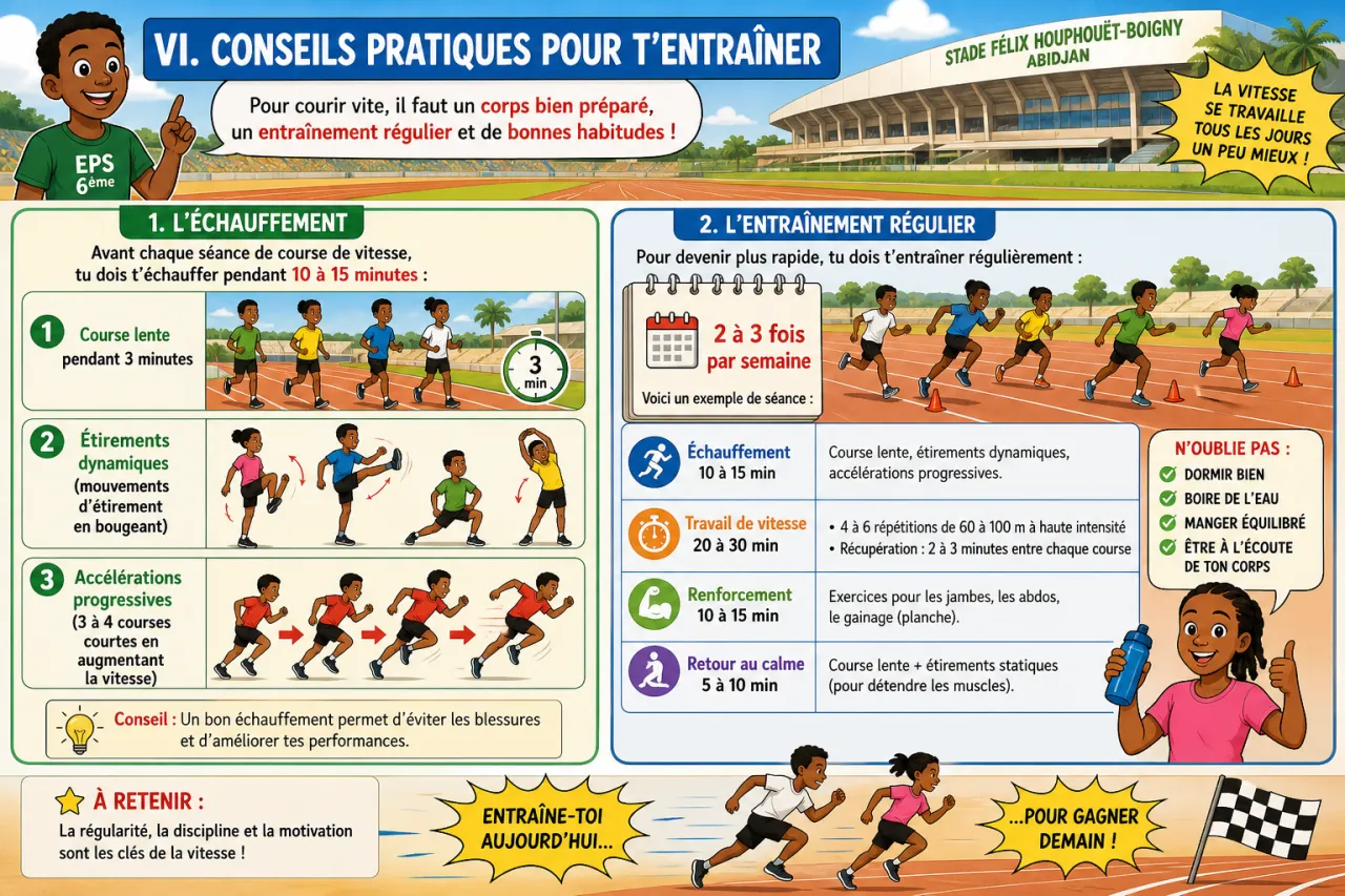Course de vitesse — illustration