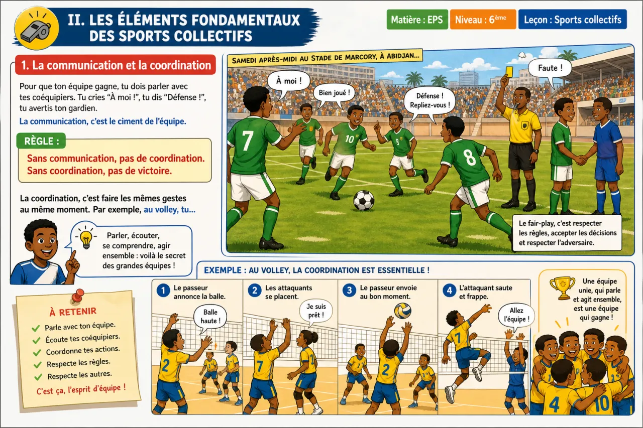 Sports collectifs — illustration