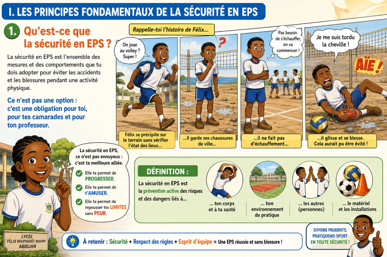 Sécurité en EPS — illustration