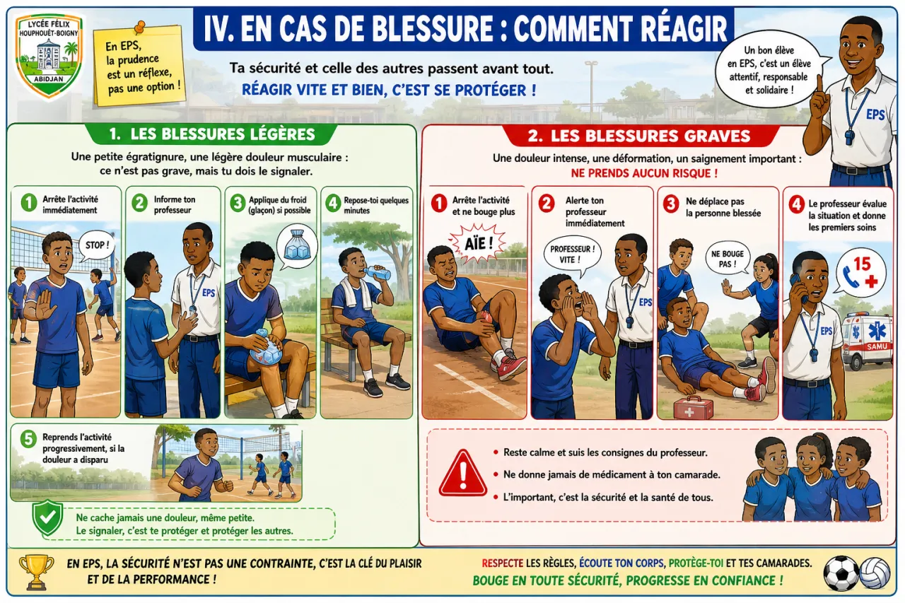 Sécurité en EPS — illustration