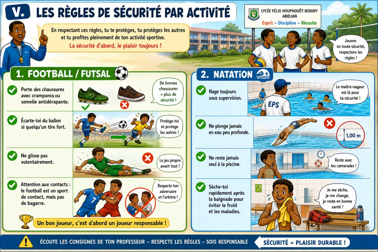 Sécurité en EPS — illustration