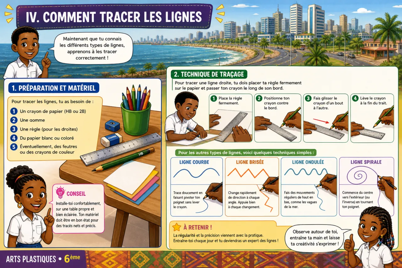 Les lignes — illustration
