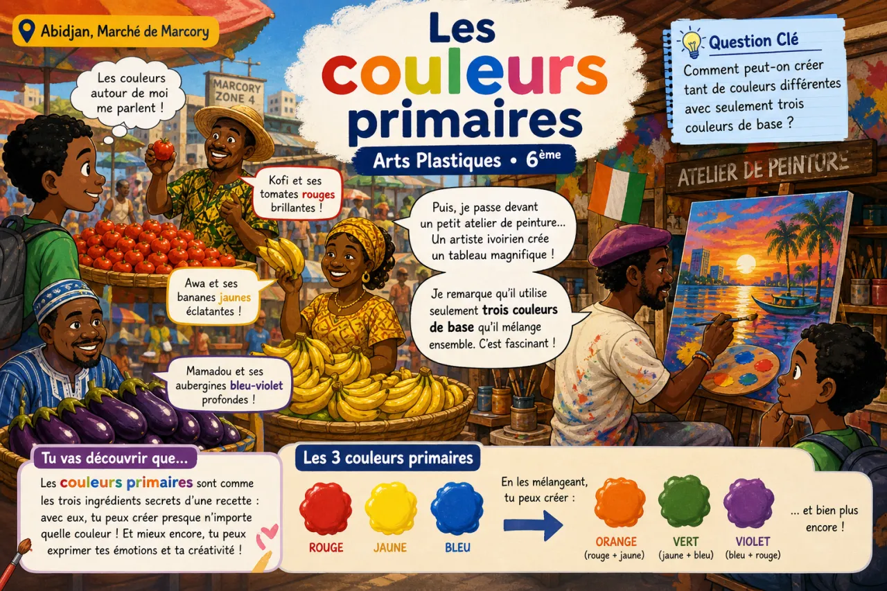 Les couleurs primaires