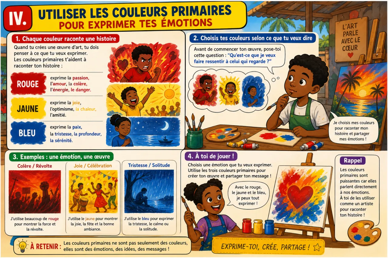 Les couleurs primaires — illustration
