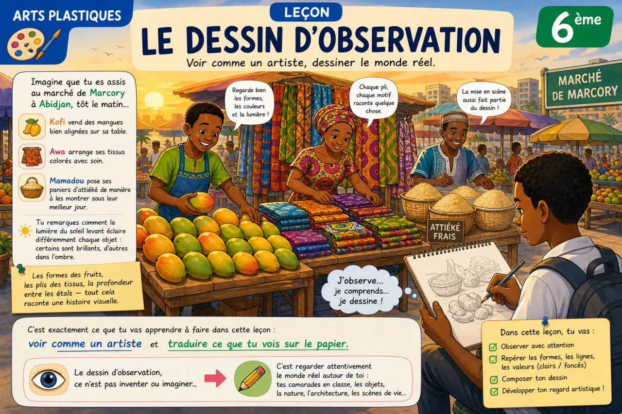 Le dessin d’observation