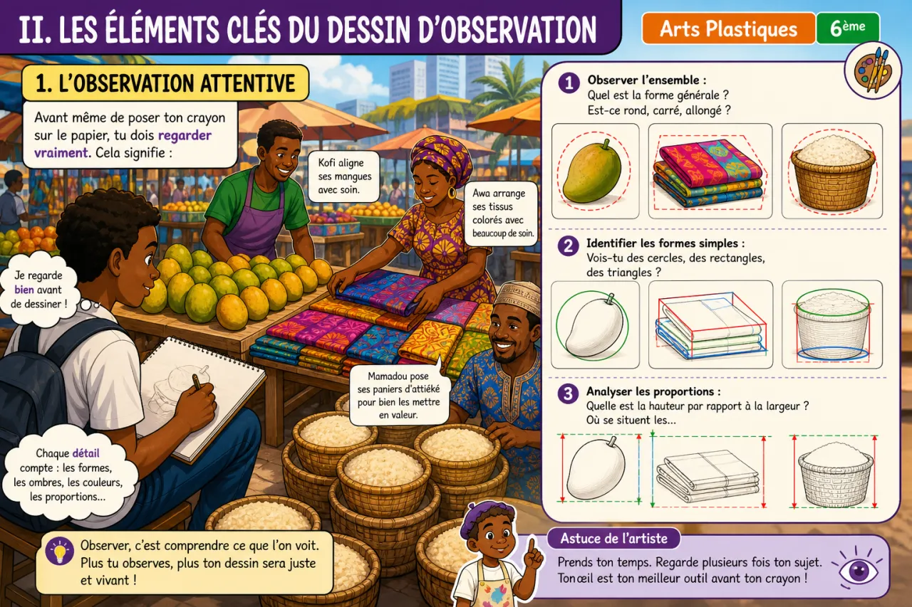 Le dessin d’observation — illustration