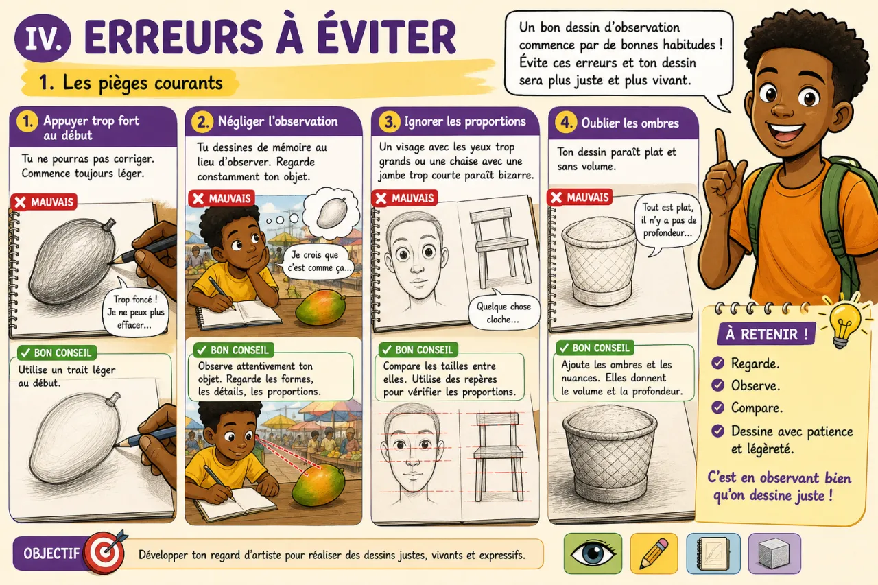 Le dessin d’observation — illustration