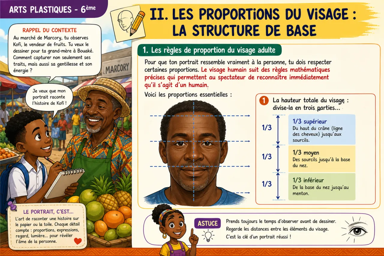 Le portrait — illustration