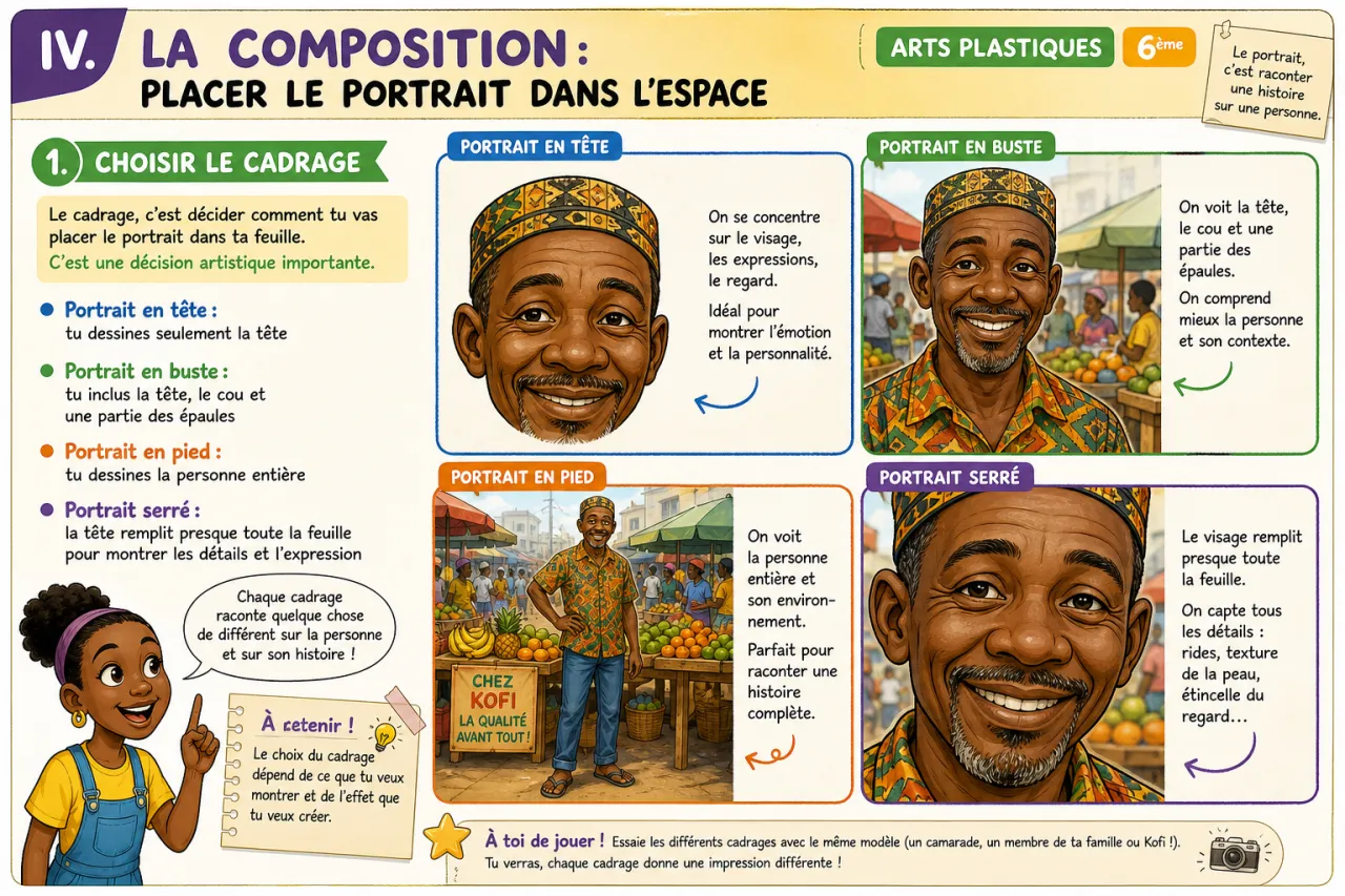 Le portrait — illustration