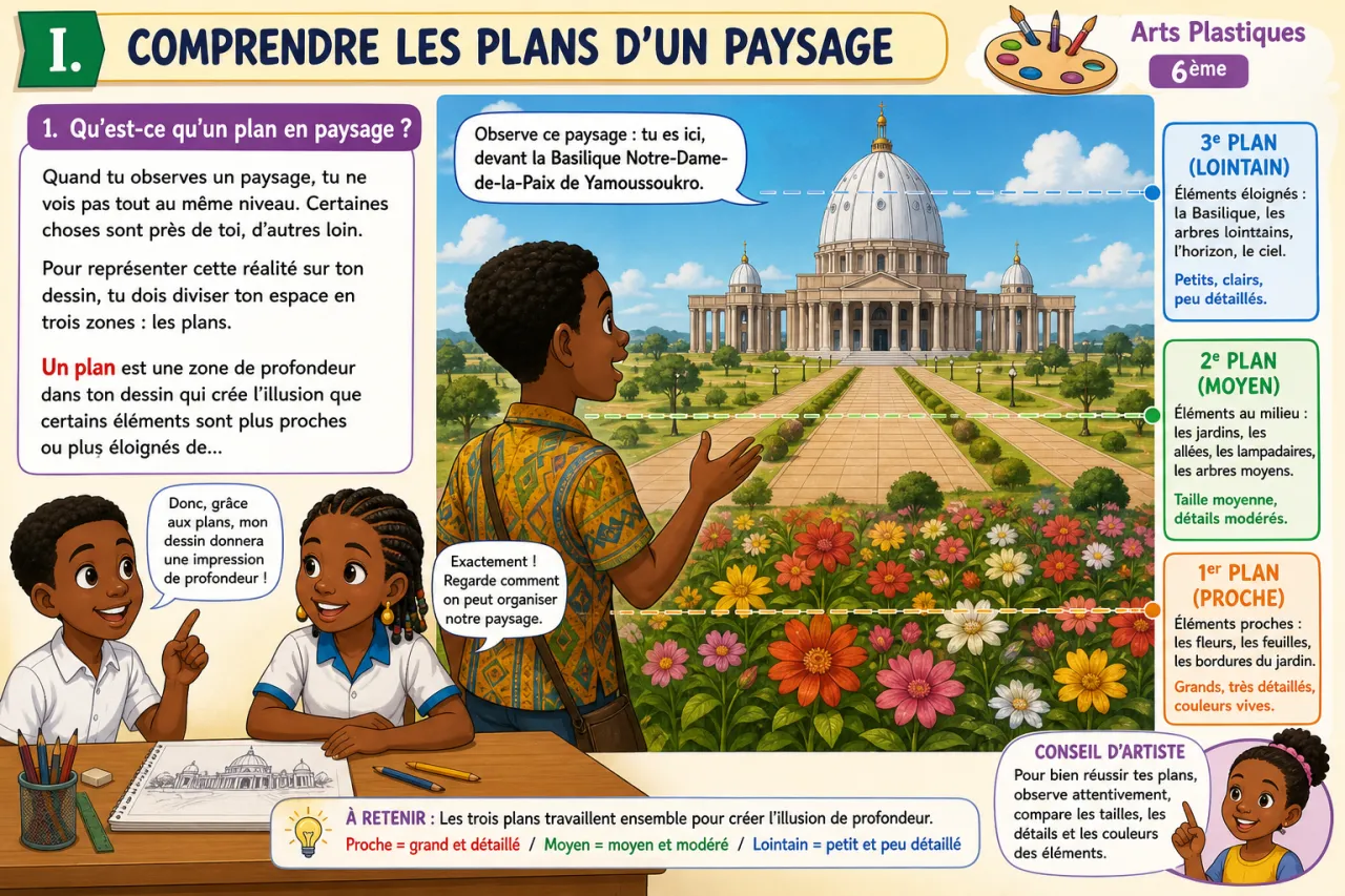 Le paysage — illustration
