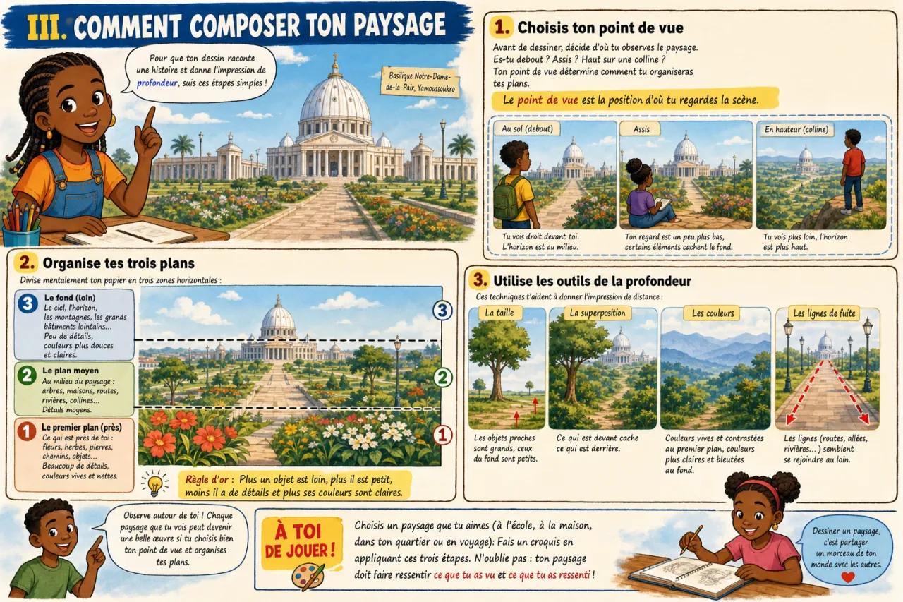 Le paysage — illustration