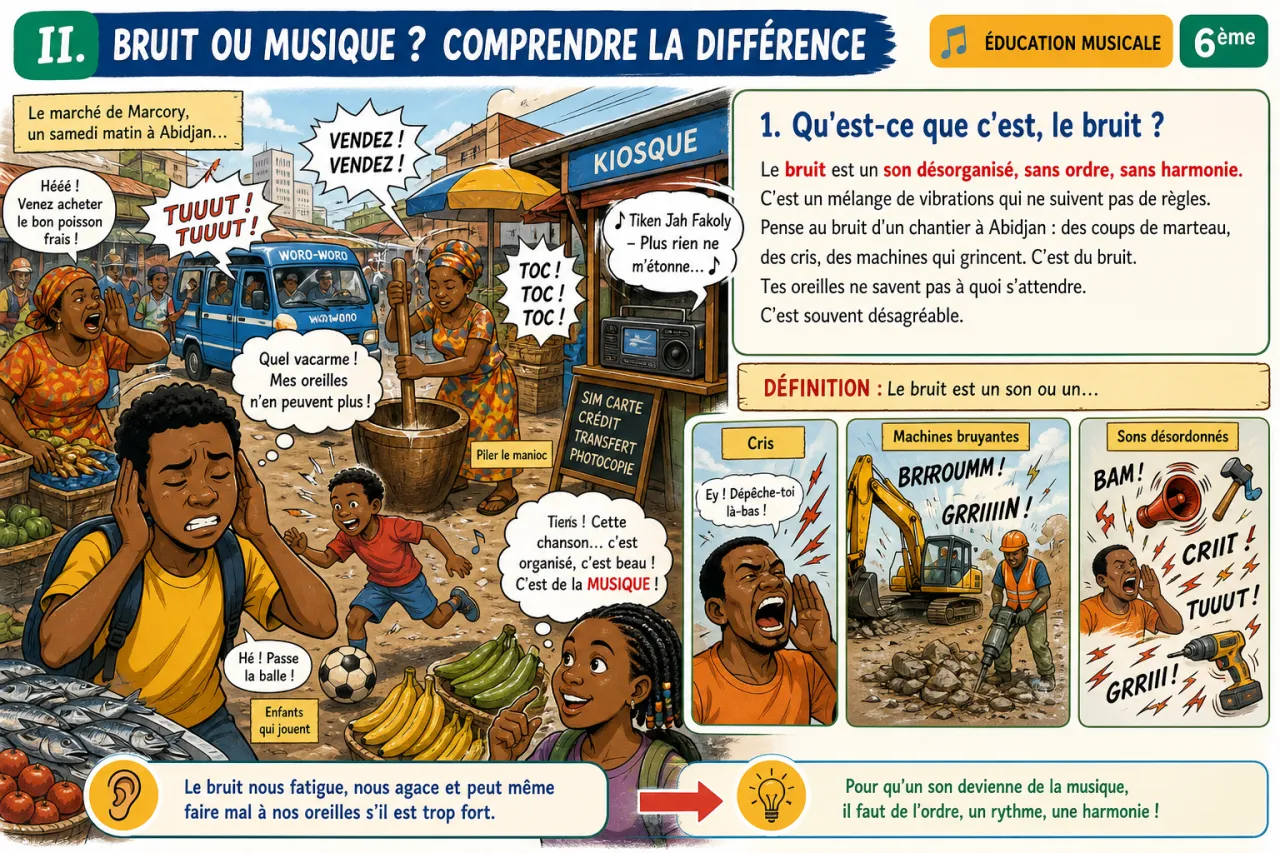 Bruit et musique — illustration