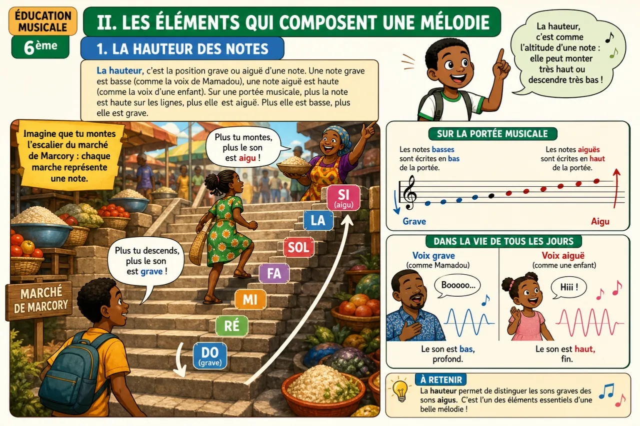 La mélodie — illustration