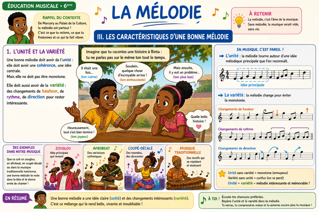 La mélodie — illustration