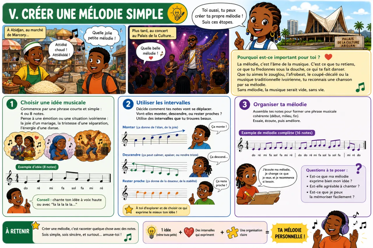 La mélodie — illustration