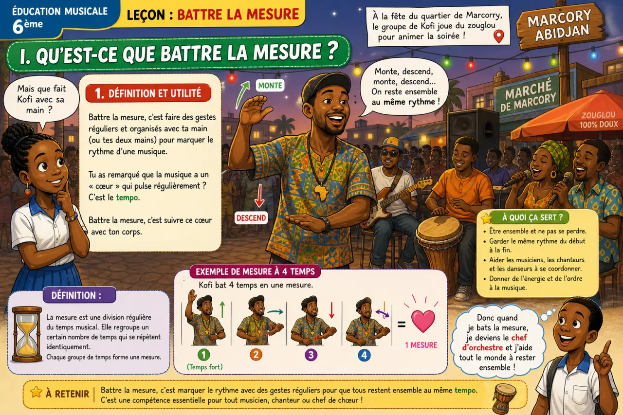 Battre la mesure — illustration