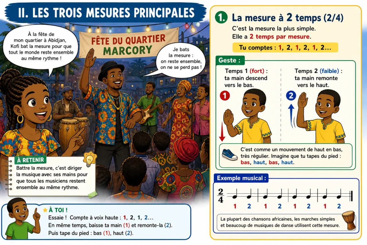 Battre la mesure — illustration
