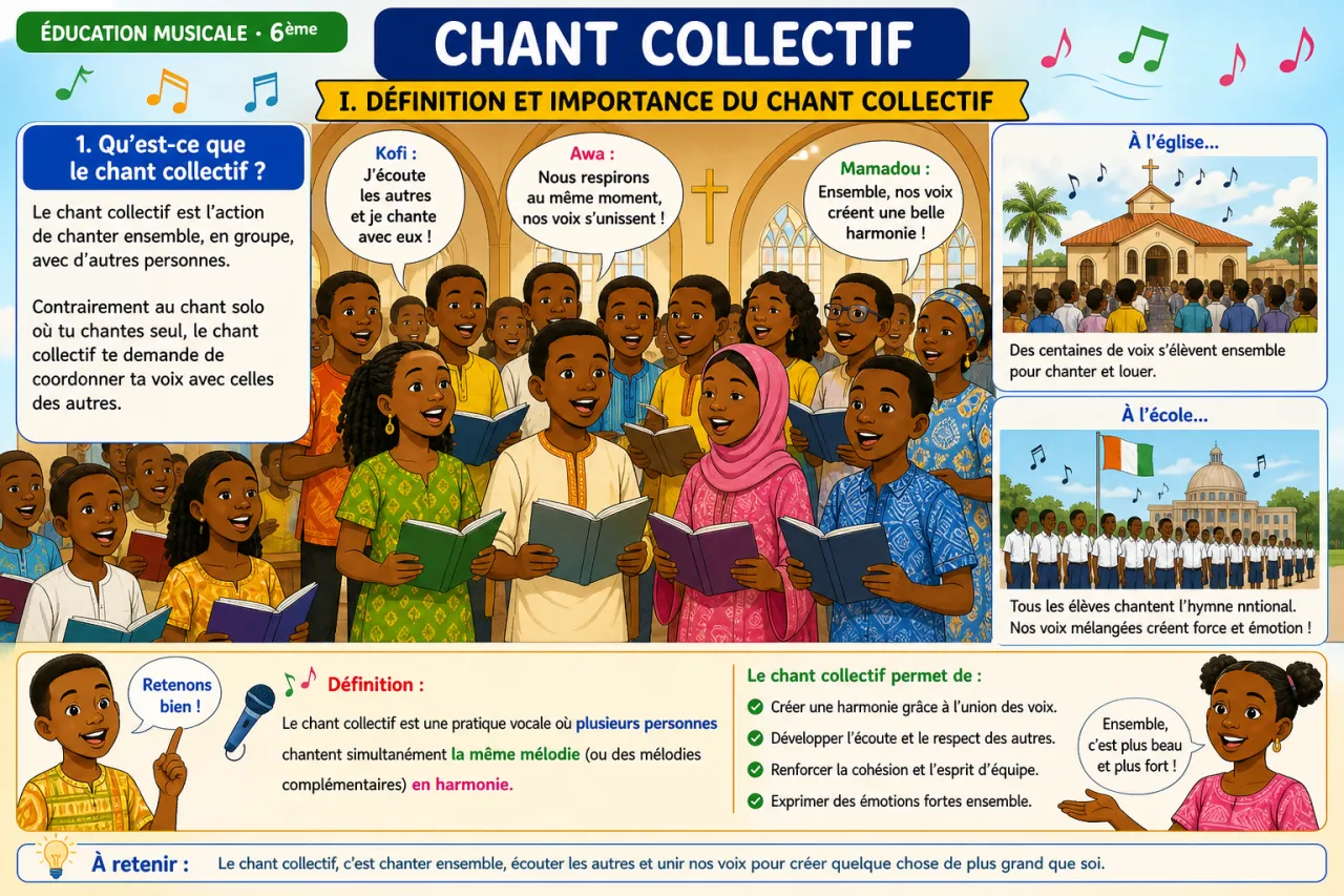 Chant collectif — illustration