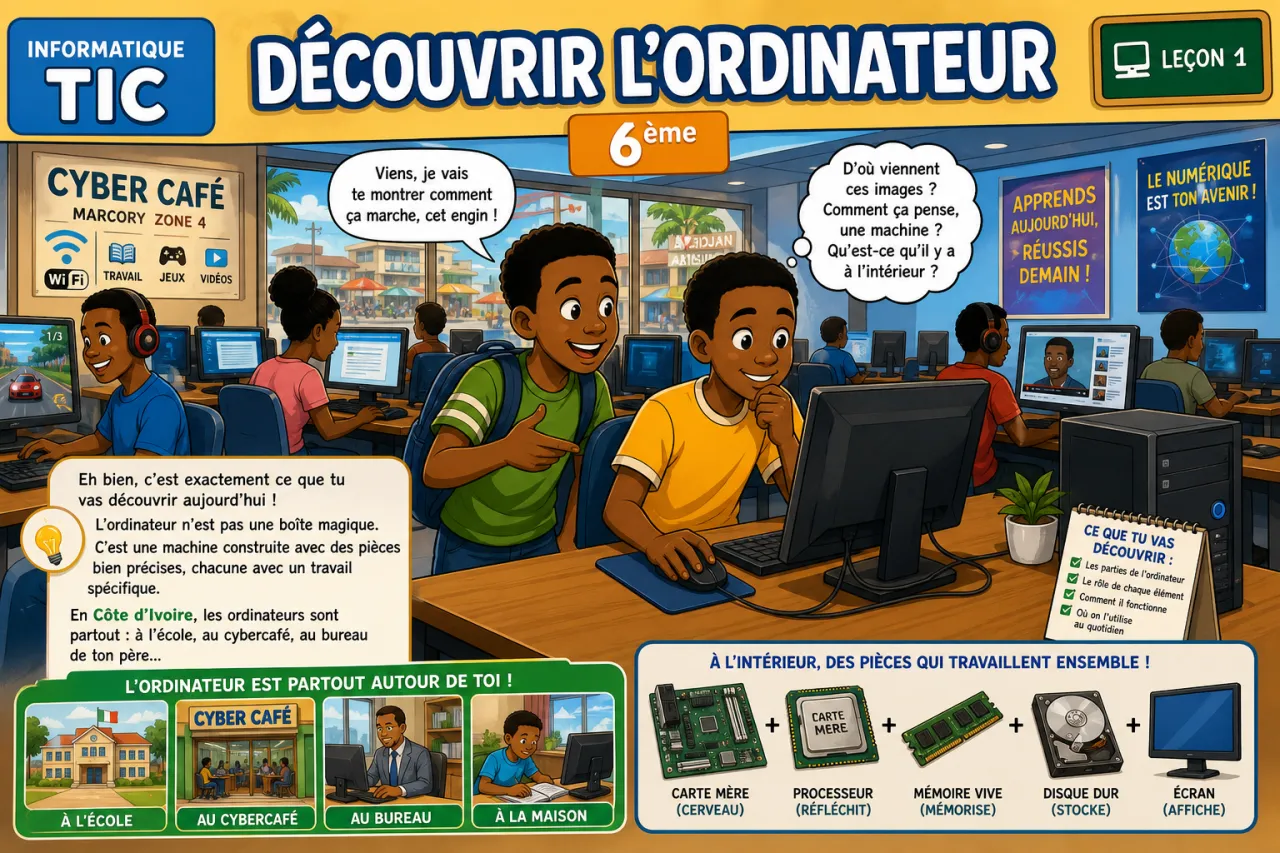 Découvrir l’ordinateur