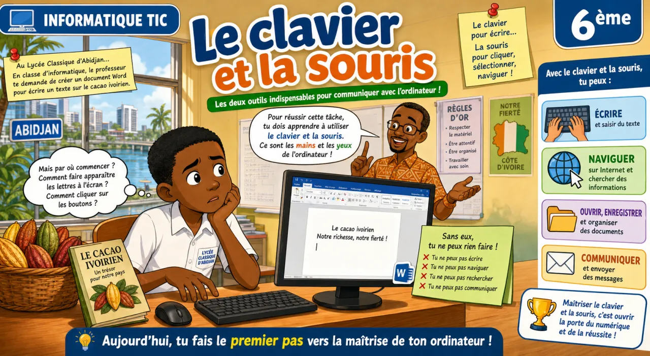 Le clavier et la souris