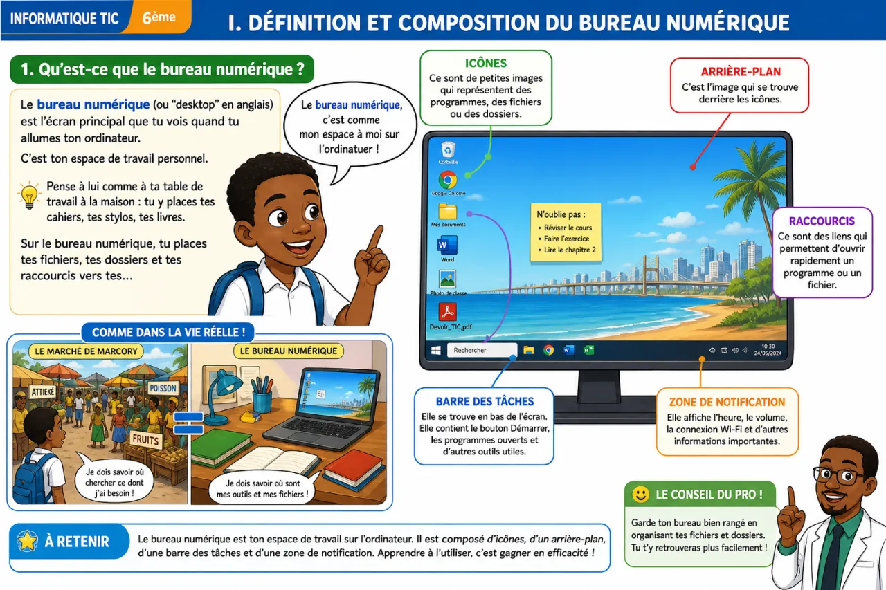 Le bureau numérique — illustration